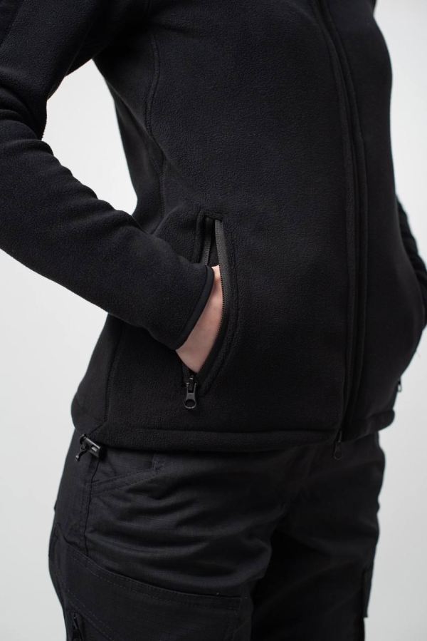 Кофта жіноча чорна Military Polartec Black Поліція