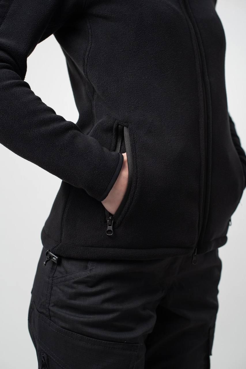 Кофта жіноча чорна Military Polartec Black Поліція