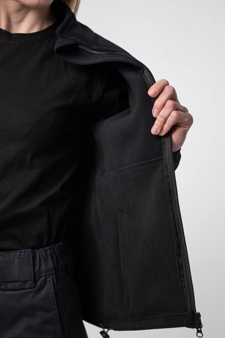 Кофта жіноча чорна Military Polartec Black Поліція