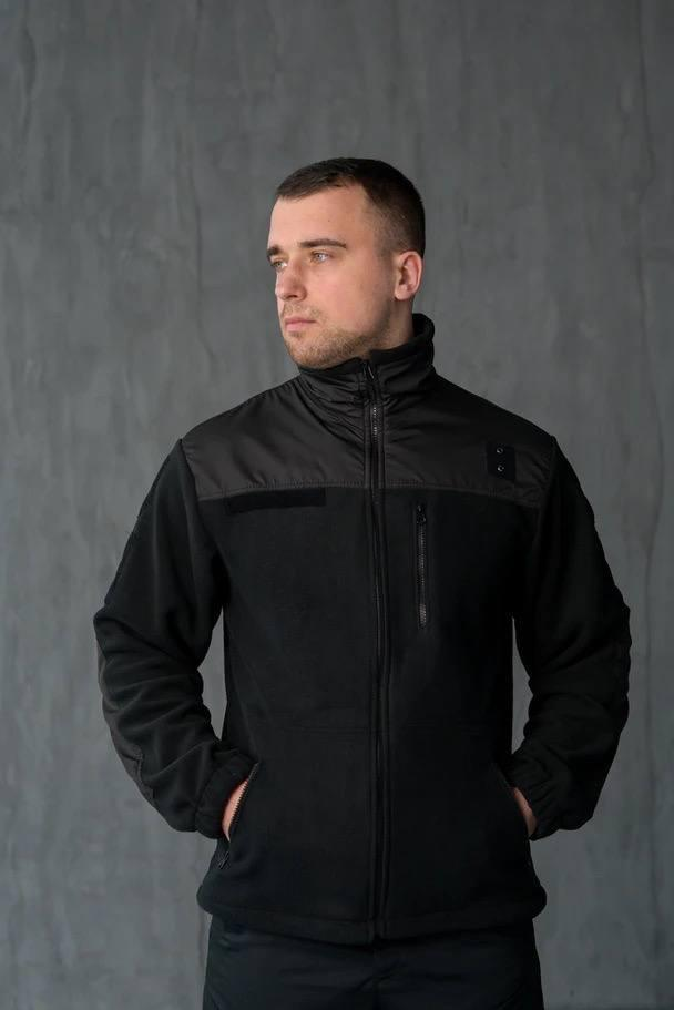 Кофта олива МІКРОФЛІС Black PoliceA5