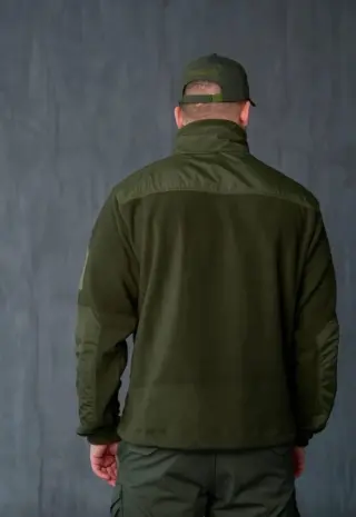 Кофта олива МІКРОФЛІС Olive