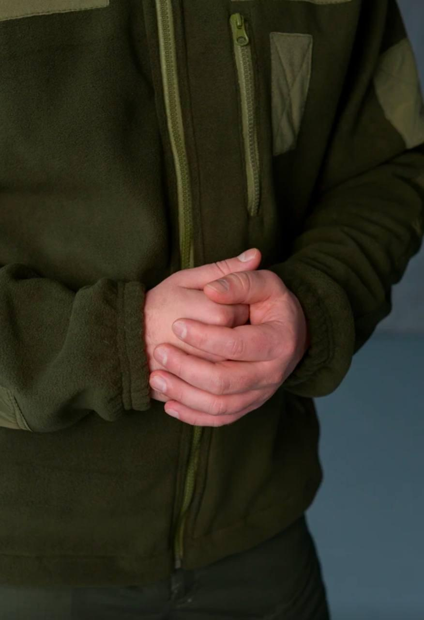 Кофта олива МІКРОФЛІС Olive