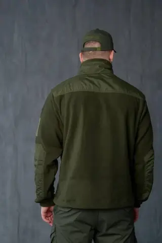 Кофта олива МІКРОФЛІС Olive