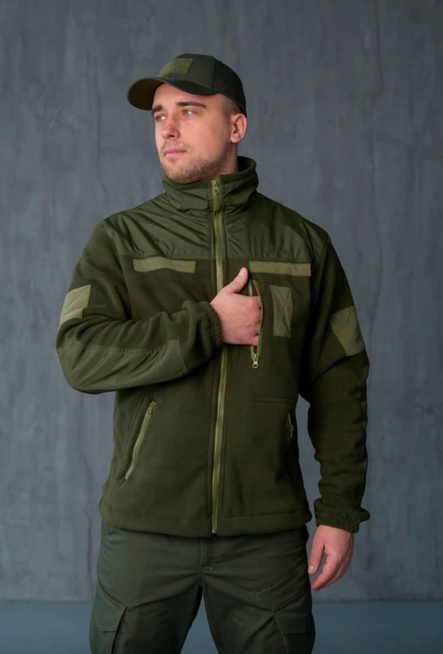Кофта олива МІКРОФЛІС Olive