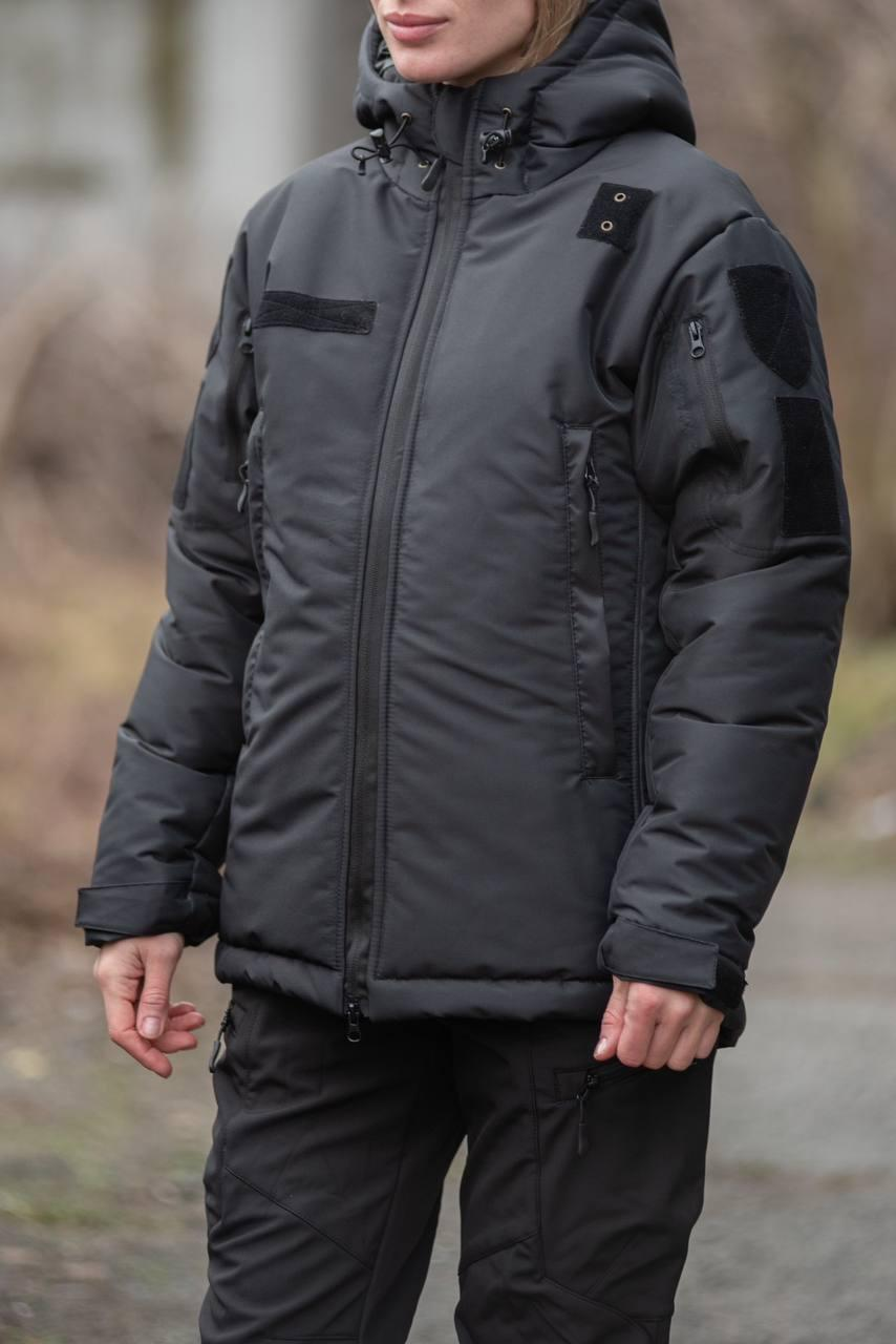 Куртка зимова жіноча піксель Nord Storm Black Police