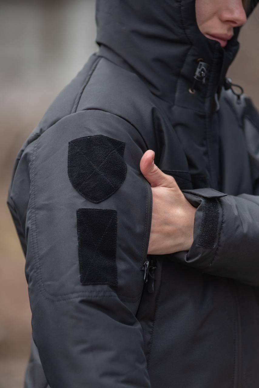 Куртка зимова жіноча піксель Nord Storm Black Police