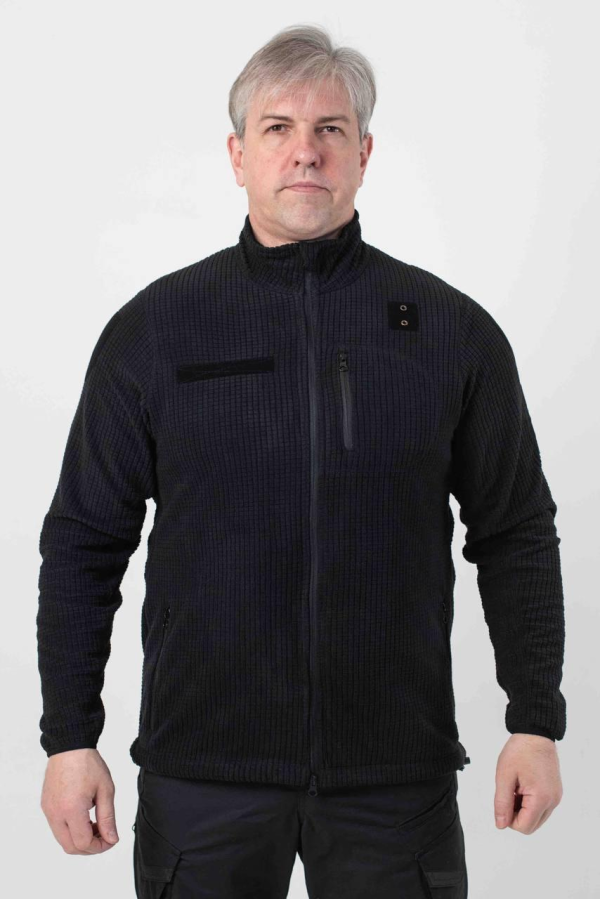 Кофта чорна Army Combat Поліція мікрофліс кубик