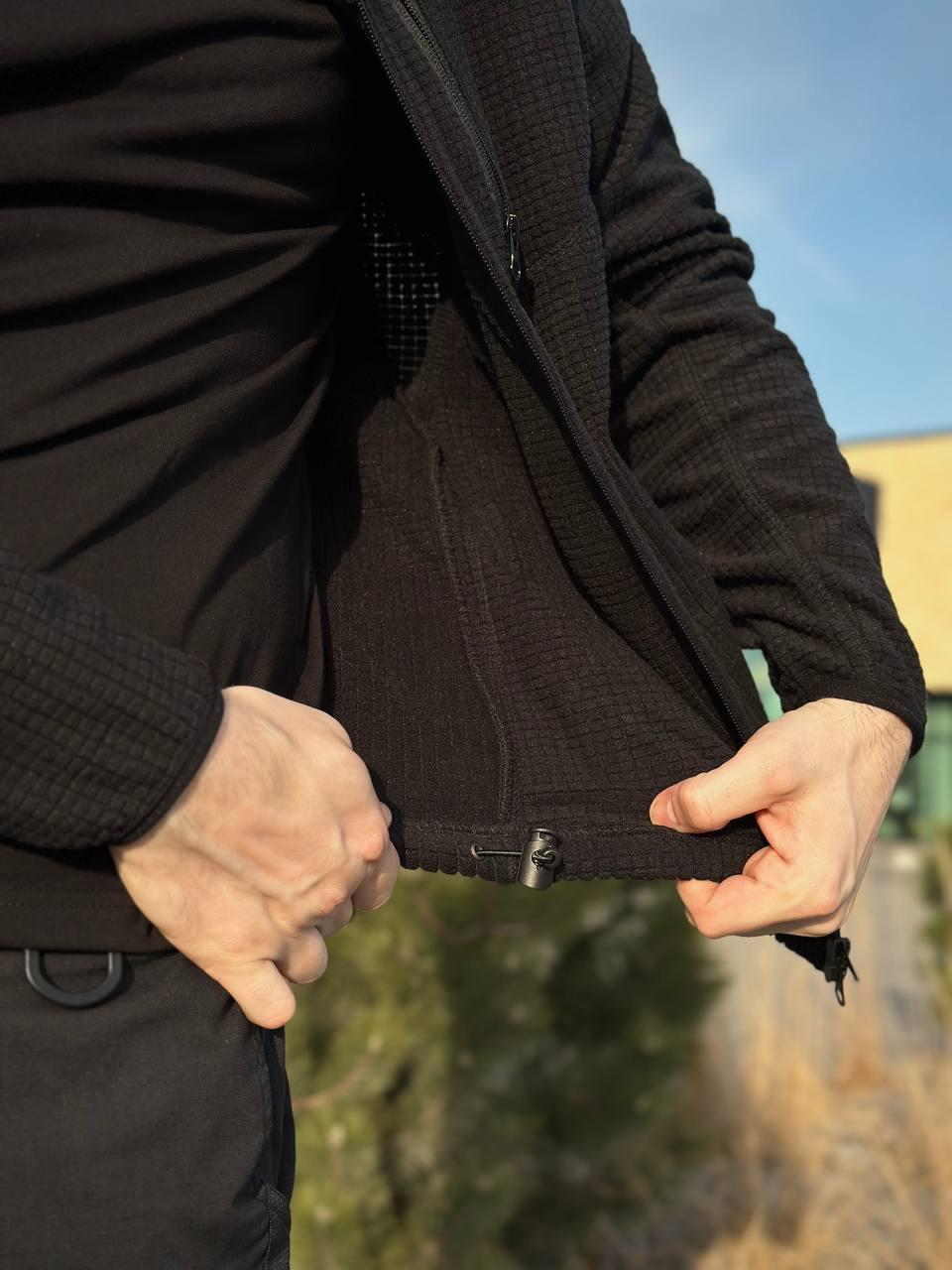 Кофта чорна Army Combat Поліція мікрофліс кубик