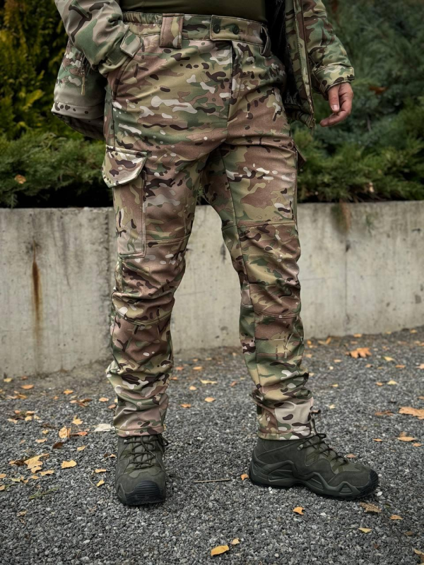 Штани Soft Shell посилені мультикам Viking ✅