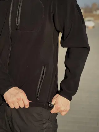 Кофта чорна Polartec 340 RMilitary+