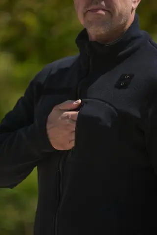 Кофта чорна Polartec 340 RMilitary+