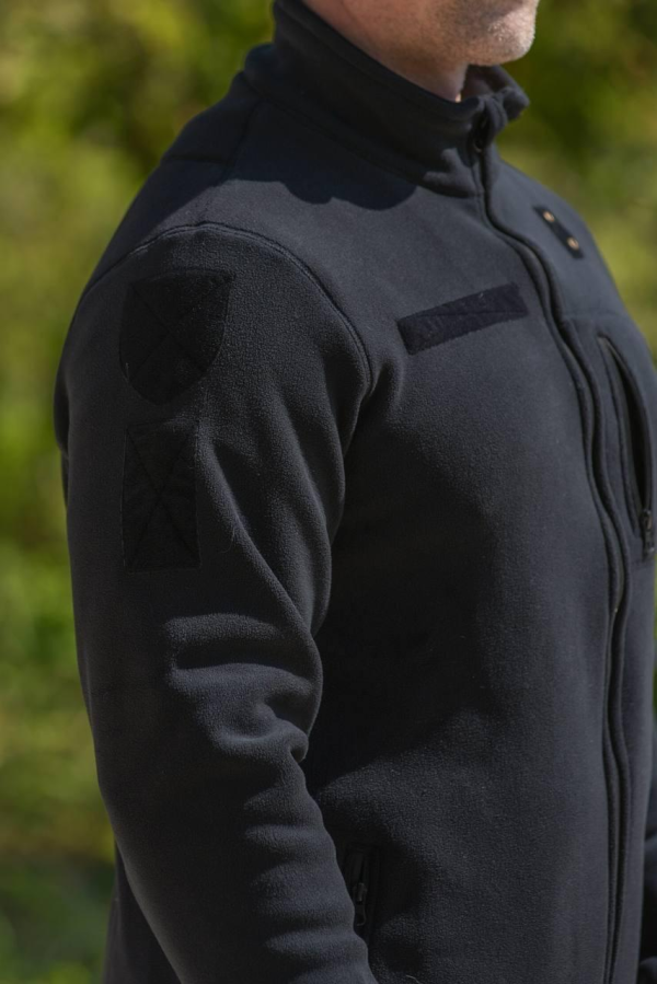 Кофта чорна Polartec 340 RMilitary+