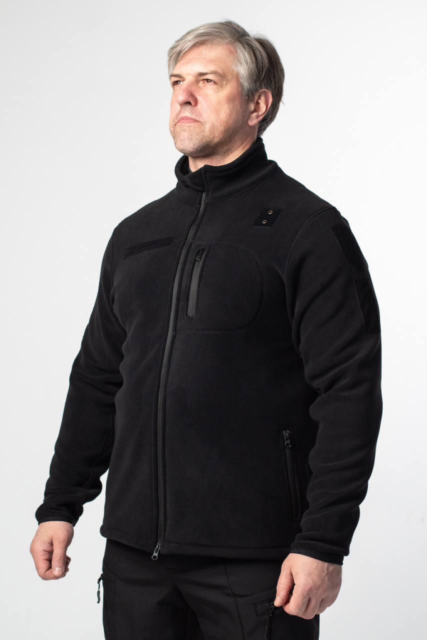 Кофта чорна Polartec 340 RMilitary+