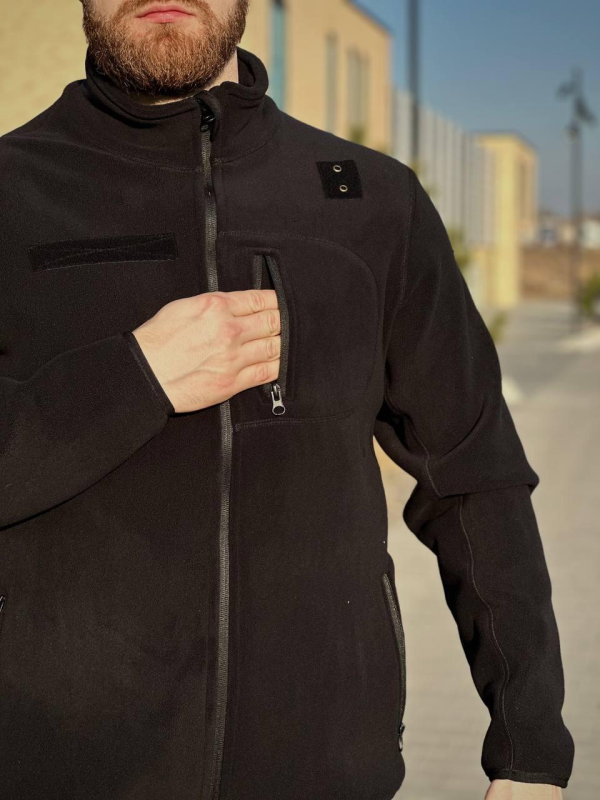 Кофта чорна Polartec 340 RMilitary+