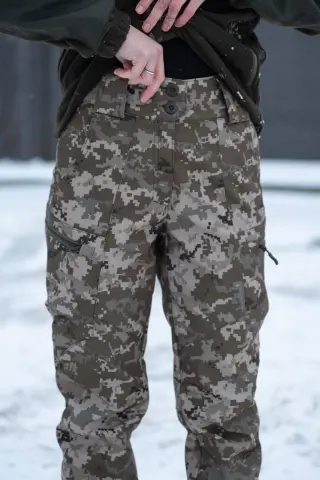 Штани жіночі піксель Soft Shell R Military +