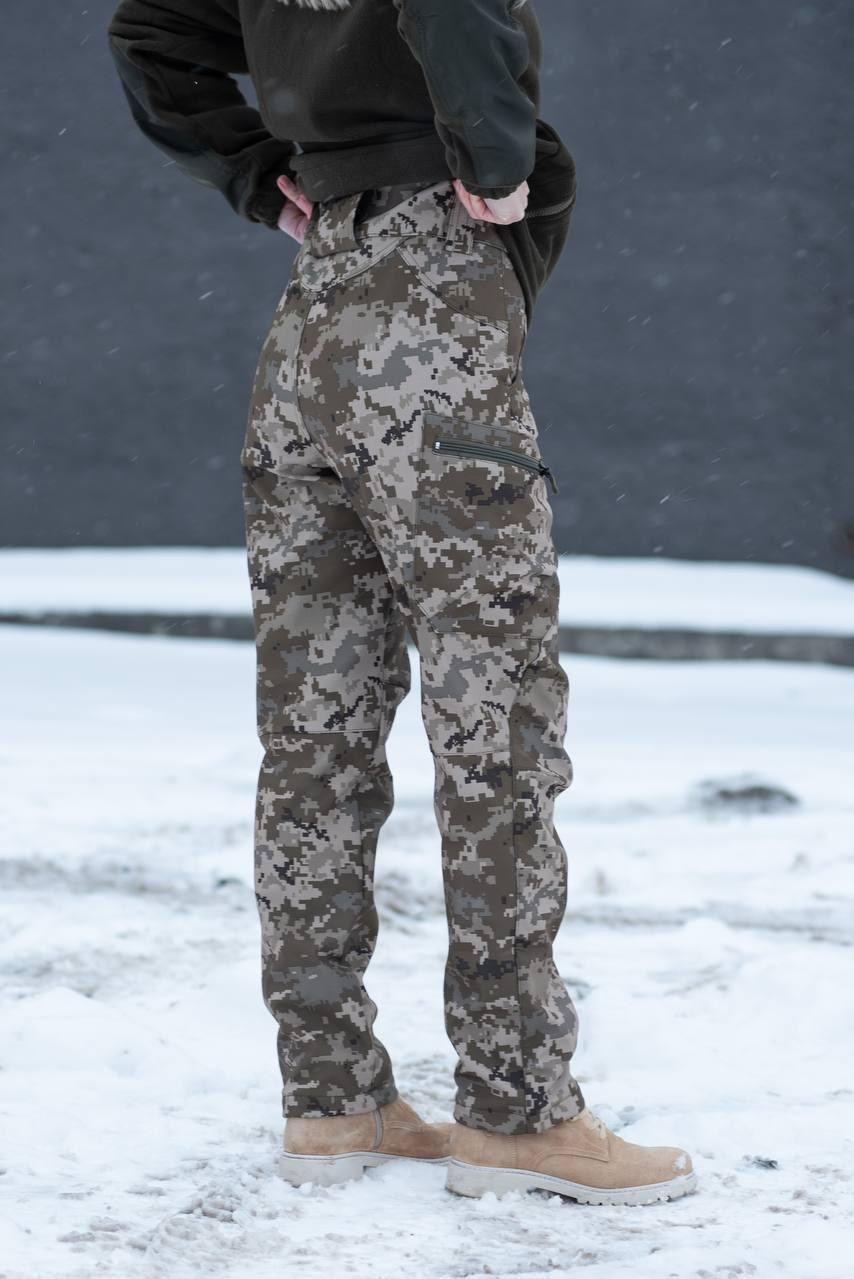 Штани жіночі піксель Soft Shell R Military +