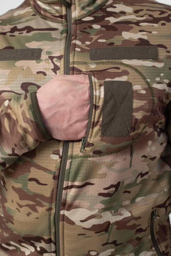 Військова Кофта Мультикам Army Combat MTP мікрофліс кубик
