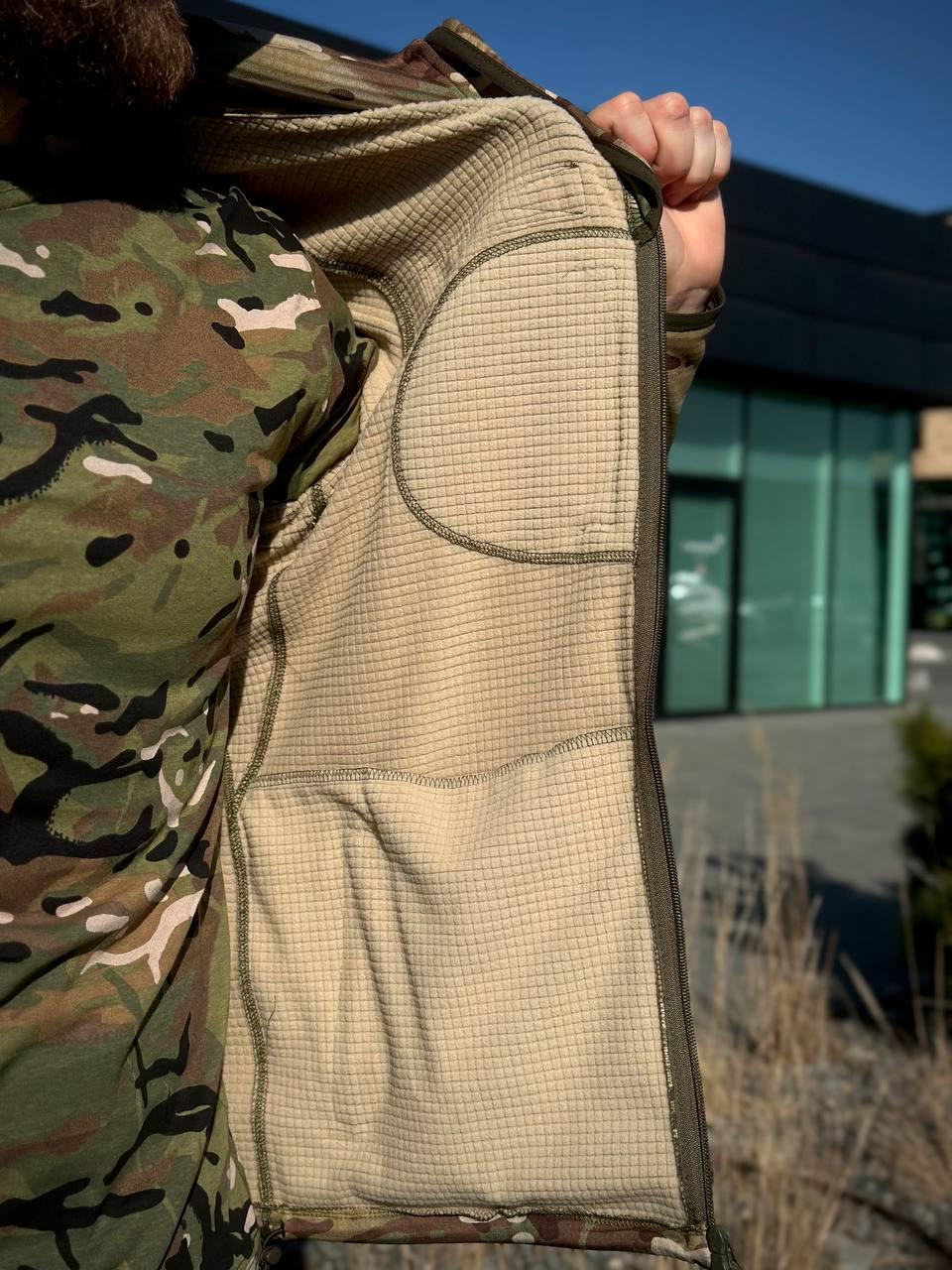 Військова Кофта Мультикам Army Combat MTP мікрофліс кубик