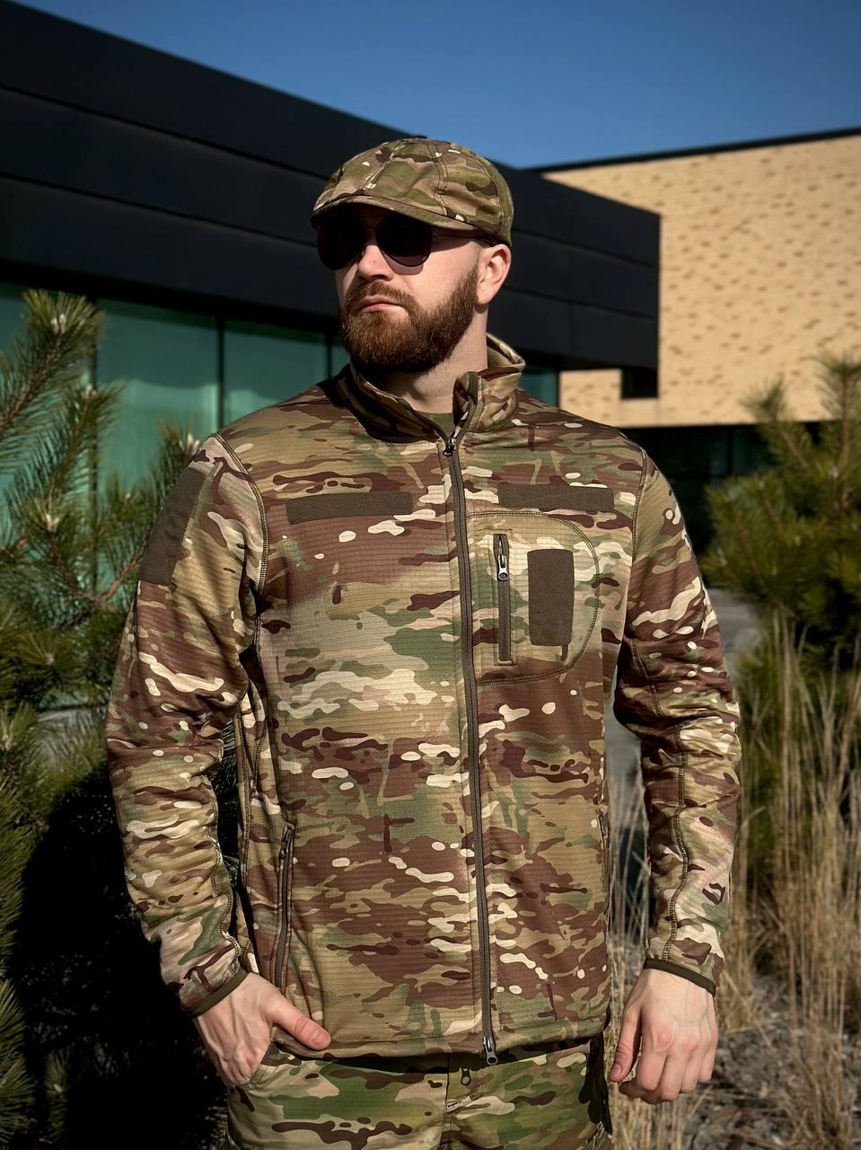Військова Кофта Мультикам Army Combat MTP мікрофліс кубик