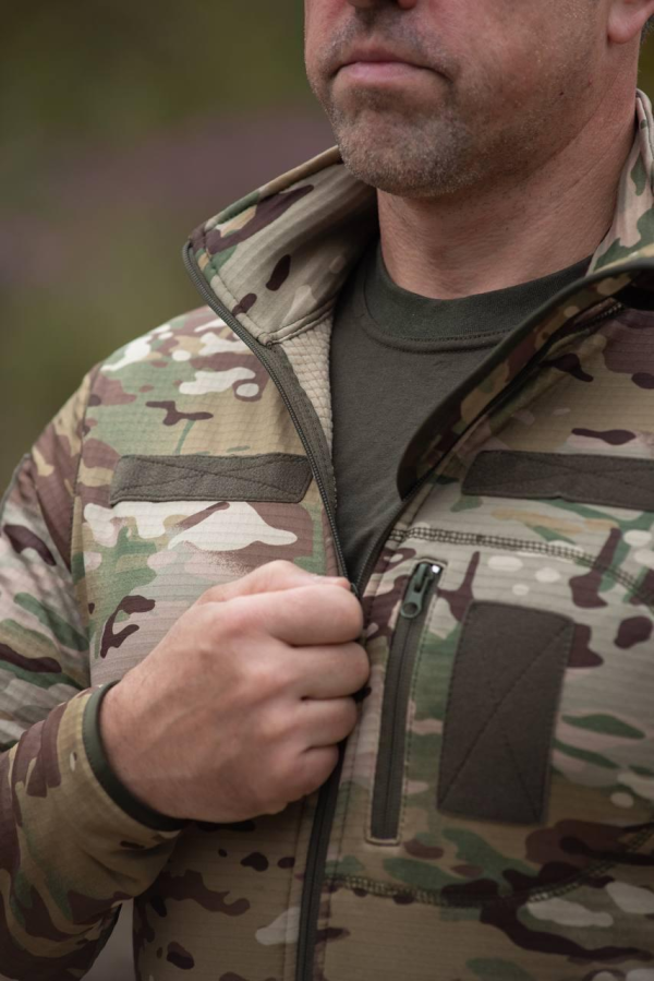 Військова Кофта Мультикам Army Combat MTP мікрофліс кубик