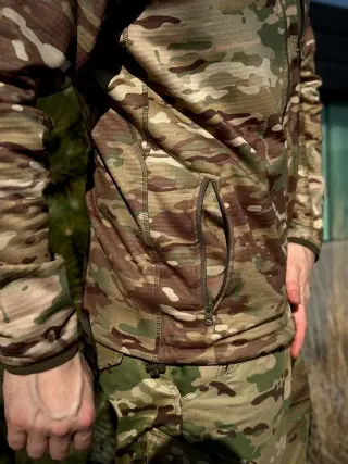 Військова Кофта Мультикам Army Combat MTP мікрофліс кубик