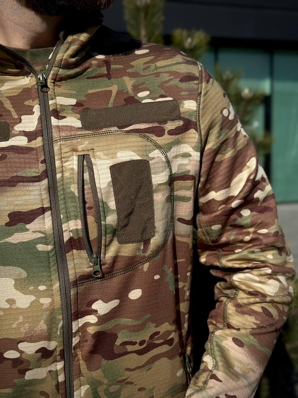 Військова Кофта Мультикам Army Combat MTP мікрофліс кубик