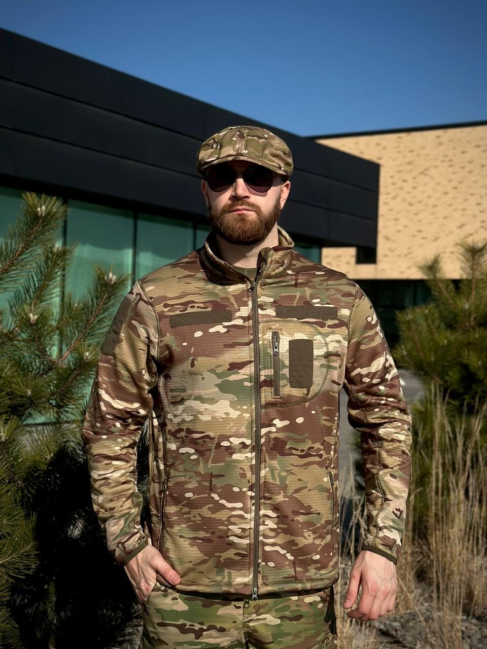 Військова Кофта Мультикам Army Combat MTP мікрофліс кубик
