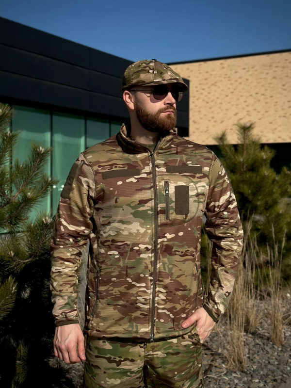 Військова Кофта Мультикам Army Combat MTP мікрофліс кубик