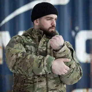 Winter Jacket-Peacoat Grifon "GOVERLA" Multicam